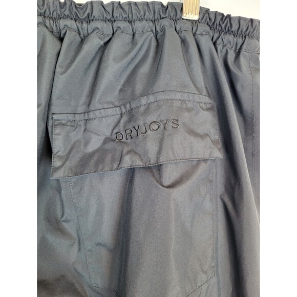 DryJoys by FootJoy Golf Rain Pants Mens XXL 2XL Black Waterproof Full Zip & Snap - Picture 6 of 6